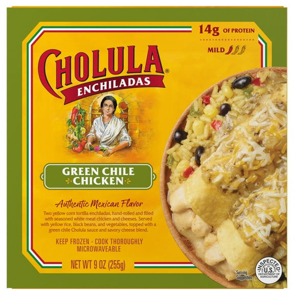 Cholula Green Chile Chicken Enchiladas, 9.0 oz Cup