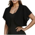 thumbnail image 2 of Njagoc3 Womens Summer Short Shrug Cardigan, Open Front, Cropped Fit, Lightweight Fabric, Casual Daily & Evening Wear, Elegant Cover - Up, 2 of 6