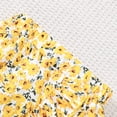 thumbnail image 5 of Toddler Girl 2 Piece Floral Print Outfits Solid Sleeveless Crop Tank Ruffle Hem Skirt Set Cute Summer Casual Wear, 5 of 6