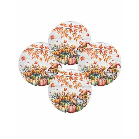 Fall Round Placemats Set of 4 Pumpkin Gnome Place Mats Thanksgiving Woven Placemat Sunflower Fallen Maple Leaf Wood Circle Braided Table Mat for Kitchen Dining Table Autumn Party Home Decor 15 Inch Fall Round Placemats Set of 4 Pumpkin Gnome Place Mats Thanksgiving Woven Placemat Sunflower Fallen Maple Leaf Wood Circle Braided Table Mat for Kitchen Dining Table Autumn Party Home Decor 15 Inch