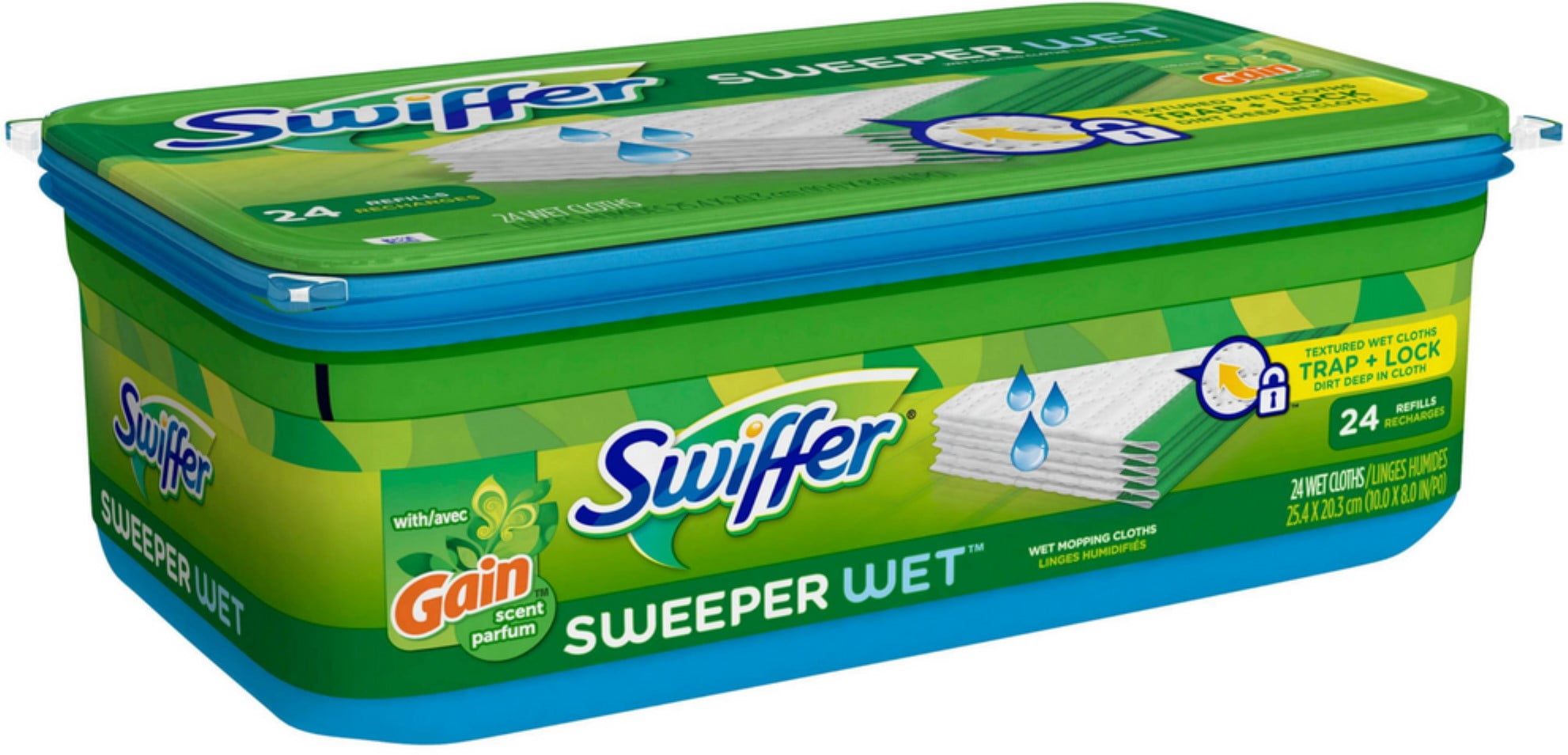 swiffer sweeper wet mopping cloth refills