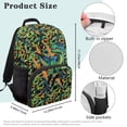 thumbnail image 7 of Yuyamidu Middle School Backpack for Boys Girls, Dinosaur Kids School Bags with Zipped Front Pocket School Supplies Bookbag Laptop Backpack, 7 of 7
