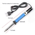 thumbnail image 3 of SNNROO 110V Electric Vacuum Solder Sucker Pump Desoldering Gun Welding Iron Tools Blue, 3 of 6