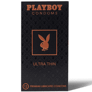 Playboy Ultra Thin Closer Sensitive Condoms 12 ct Value Pack