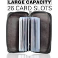 thumbnail image 4 of Leather Credit Card Holder With 26 Card Slots, 4 of 5