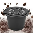 thumbnail image 4 of CHUANK Coffee Capsule Pod Reusable Refillable Coffee Capsule Pod Filter Cups Set with Spoon Brush (3 Coffee Capsules), 4 of 9