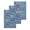 Blue, variant on Vintage Morocco Kitchen Dish Towels for Drying Dishes Set of 2, Traditional Tribal Abstract Geometric Blue Waffle Weave Microfiber Hand Tea Bathroom Towels Quick Dry & Absorbent Towel 15.7x23.6