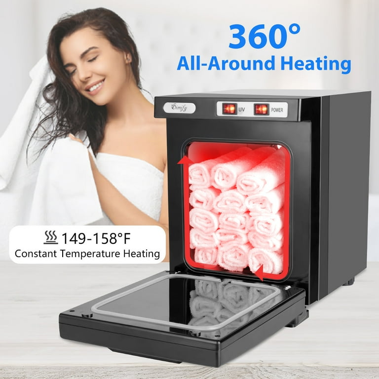 Gimify 8L Hot Towel Warmer, Professional UV Sterilizer u0026 Ozone Function  Towel Heating Cabinet, Large Capacity 2-in-1 Black Towel Steamer for  Bathroom, Spa, Hotel - Walmart.com