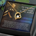 thumbnail image 5 of To My Wife Support and Love Police Wife Forever Necklace w Message Card, 5 of 20