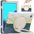 thumbnail image 4 of Funda colorida para Samsung Tab A7 de 10,4 pulgadas T500 con soporte de anillo ajustable grande y protección contra golpes., 4 of 5