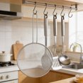 thumbnail image 4 of Tong Stainless Steel Grease Splatter Guard Fine Mesh Splatter Screen For Frying Pan Cooking Protector With Comfort Grip Handles For Home Kitchen Frying & Grilling, 4 of 6