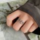 thumbnail image 4 of unbranded Anillo De Mujer En Cobre Plateado Con De Hojas Ideal Para Ocasiones Y Estilo Casual, 4 of 8