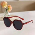 thumbnail image 3 of Gafas de sol retro Chic Cool Retro Gafas de terre Gafas Protección UV Unisex Playa Gafas al - Rojo gris Rojo gris Magideal Gafas de sol retro, 3 of 6