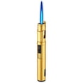 thumbnail image 3 of Windproof Butane Torch Lighter Refillable Pen Lighter with Safety Lock for Candle BBQ Camping Kitchen, 3 of 8