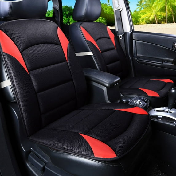 SPRING PARK Universal Car Front Seat Chair Soft Breathable Cushion Cover Interior Decor