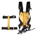 thumbnail image 1 of Hebilla de acero inoxidable ajustable Aluminio Salto de buceo profundo Set de placa posterior de neopreno conjuntos de espinilla conjuntos de backplane de snorkels Gadgets Gold Eigraketly OD002497-02B, 1 of 5