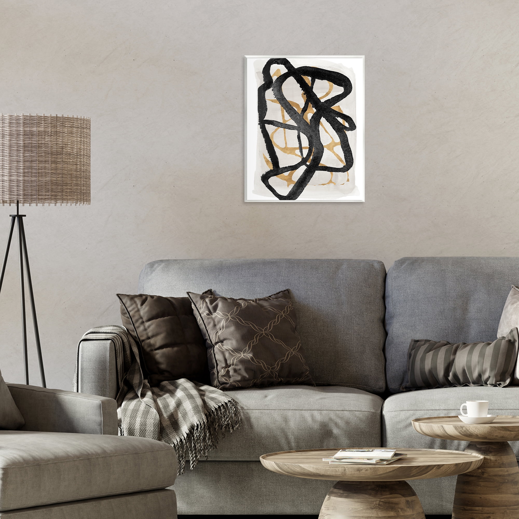 Stupell Industries Expressive Hindsight in Black Wall Plaque Art, design by Lucille Price