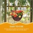 thumbnail image 3 of Raindrops Hanging Outdoor Planters Brown 1Pack for Plant Display, 3 of 8