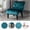 Teal, variant on 31" Velvet Butacas Para Sala Couch, Comfy Small Chair with Tufted Cushion, Reading Nook Chair with Wooden Legs for Living Office Seating, Teal