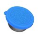 thumbnail image 1 of Zhuge Juego de 3 recipientes para aderezo de ensalada, recipientes para salsa a prueba de fugas de acero inoxidable de 1,7 oz con tapas, mini recipientes reutilizables para salsa (azul), 1 of 5