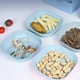 thumbnail image 1 of Japanese Style Straw Plastic Spit Skeleton Dessert Fruit Nut Snack Dining Table, 1 of 6