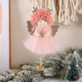 thumbnail image 4 of Farfi Muñeca De Ángel De Navidad con Campanas Falda De Tul Cuerno De Ciervo Regalos Adorables Accesorio De Festival Cordón Decoración del Hogar De Navidad Colgante para Niñas para Interiores, 4 of 5