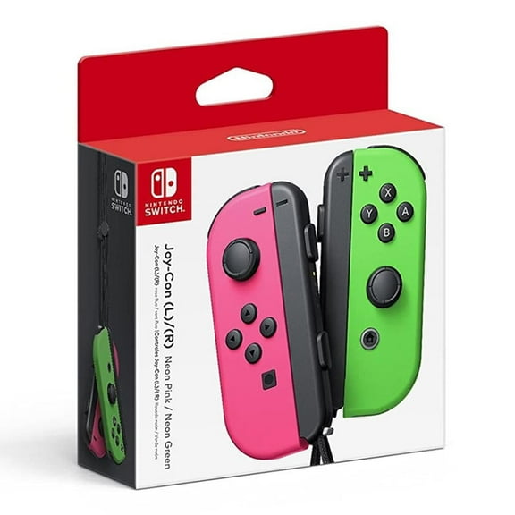 Controles Inalámbricos Nintendo Switch Joy-Con Verde y Rosa