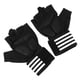 thumbnail image 3 of par de guantes de medio dedo para entrenamiento de fuerza al aire libre, protectores de muñeca y palma, guantes deportivos para levantamiento de pesas y entrenamiento de empuje (blanco, talla XL), 3 of 6