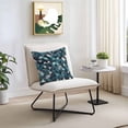 thumbnail image 3 of Color Block Outdoor Pillow Covers Pack of 2 Blue White Check Abstract Texture Waterproof Throw Pillow Covers Decorative Cushion Cases for Patio Garden Tent Balcony Couch 18x18 inch, 3 of 8