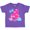 Purple, variant on Inktastic Dinosaur Party-fourth Birthday Girls Toddler T-Shirt