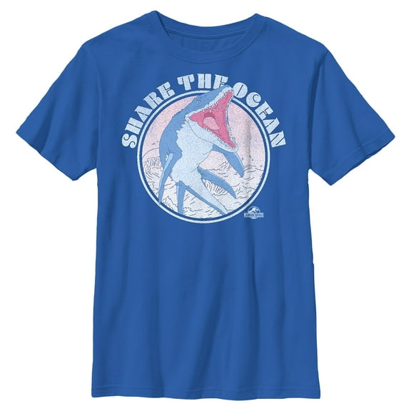 Boys Jurassic World Share The Ocean T Shirt