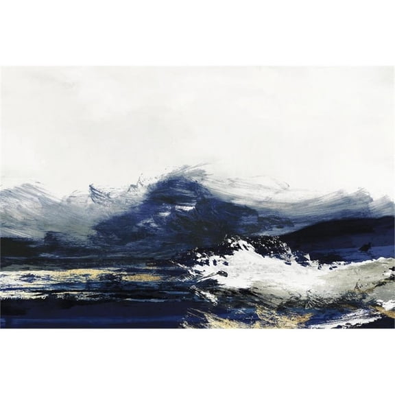 Giant Art 72x48 Water Fine Art Giant Canvas Print in White