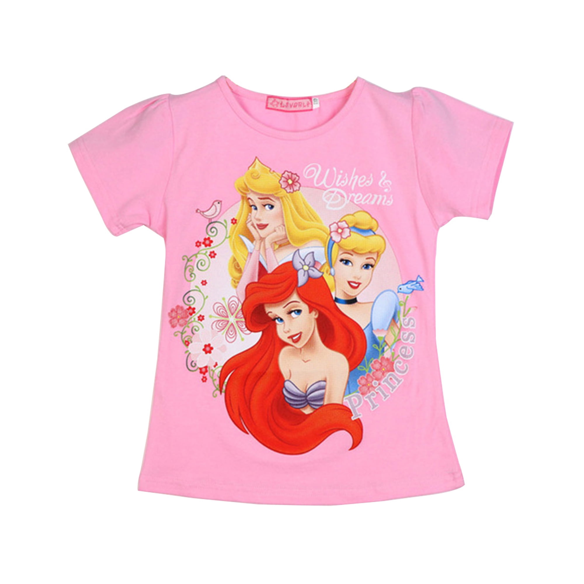 Light Pink Kids T-Shirt Classic Little Mermaid 
