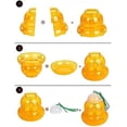 thumbnail image 1 of Trampa para avispas: 2 piezas para avispas, trampa para abejas, trampas para chaquetas amarillas, trampa para moscas de frutas, trampa para avispones, interior, exterior, en forma de reloj de arena ShuxiuWang 8390613522412, 1 of 1