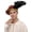 Black Feather+red Hat, variant on Renaissance Tudor Flat Beret Hats with Mens Beret Hats Painter Cap Classic Medieval Costume