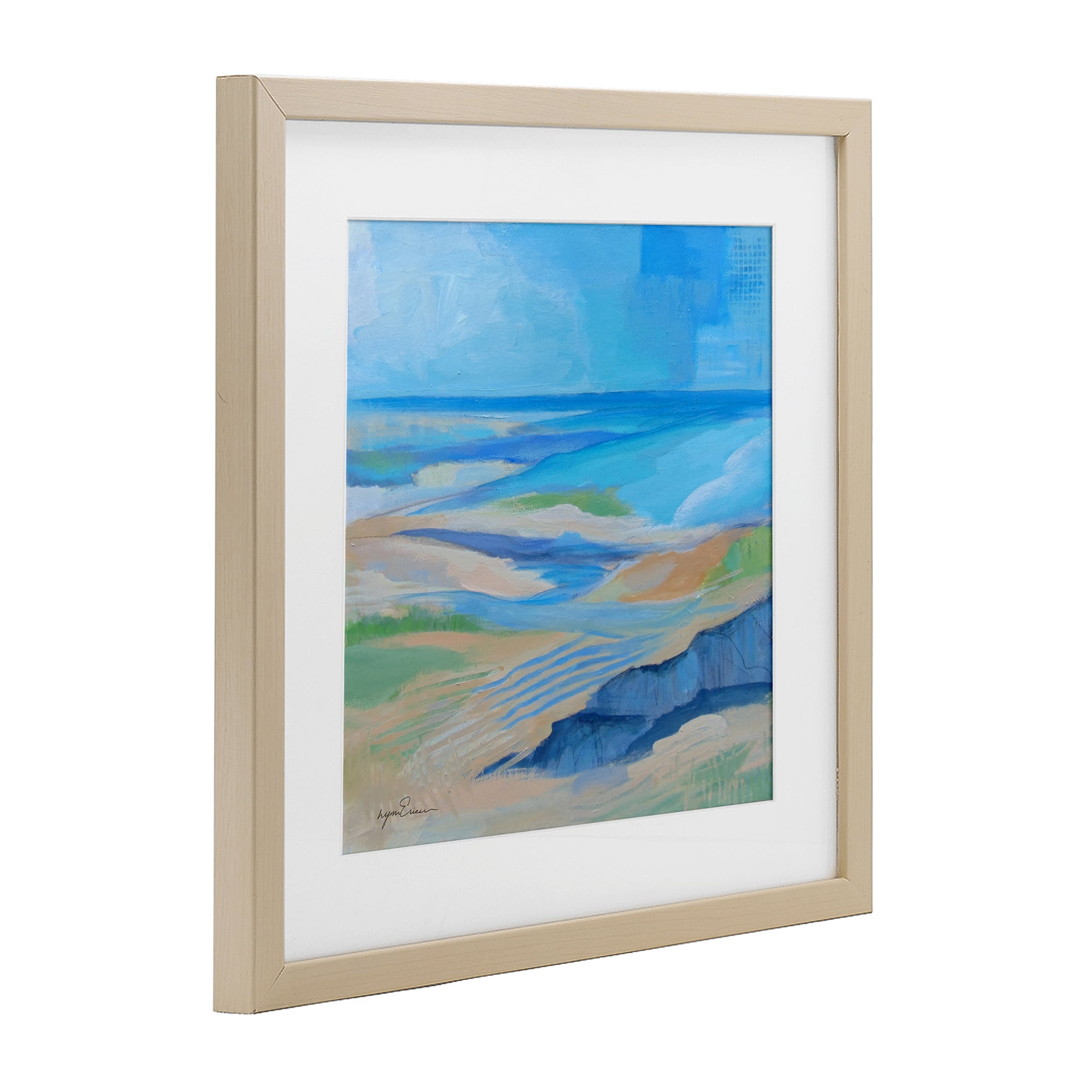 Stupell Industries After The Storm Beachscape Birch Framed Print Under Glass, design by Lynn Ericson Fine Art