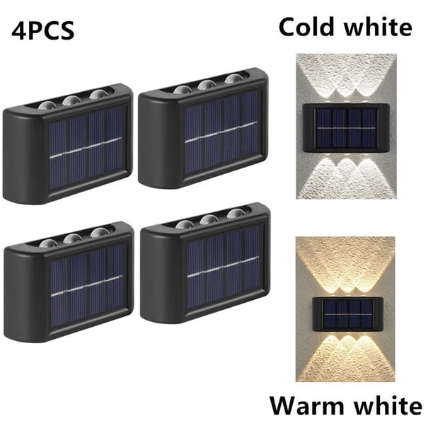Lámpara Solar de 1 a 16 piezas para exteriores, luces LED impermeables IP65 para decoración de jardín, balcón, patio, calle, decoración de pared, luz de jardinería
