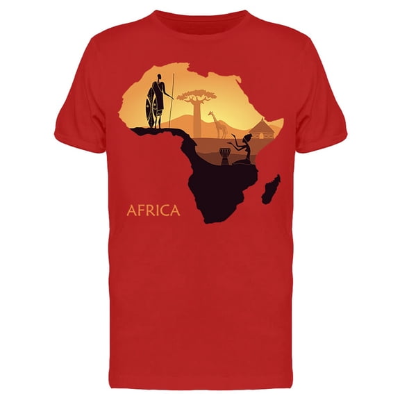 Sunset In Savannah Africa T-Shirt Men -Image by Shutterstock, Male Medium