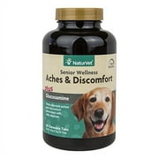 NaturVet Senior Aches & Discomfort for Dogs, 60 Chewable Tablets