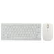 thumbnail image 1 of Juego de teclado y ratón inalámbrico con protector de teclado Sincero K-03 Blanco, 1 of 10