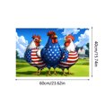 thumbnail image 2 of fsxdhpcsgfc Independence Day Flannel Absorbent Rug For Living Room Bathroom Kitchen Entryway Non Soft Mat Million Blanket Fuzzy Blanket Full Size Electronic Throw Blanket Star Blanket Throw Heated, 2 of 4