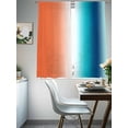 thumbnail image 3 of Orange Blue Ombre Sheer Curtains 72 Inch Length 2 Panels Set, Abstract Modern Art Aesthetics Voile Window Treatment Rod Pocket Curtains Sheers Drapes for Bedroom/Living Room/Kitchen 52"x72"x2, 3 of 7