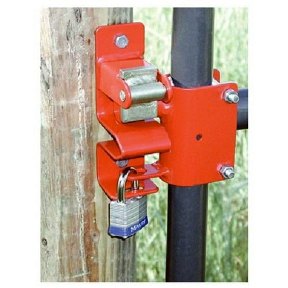 SpeeCo One-Way Lockable Gate Latch - Metal, Padlock Included - Each