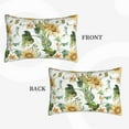 thumbnail image 4 of Junzan Watercolor Bright Sunflowers Pillow Cases Standard Size, with Envelope Closure Bed Pillow Cases,20"X30", 4 of 9