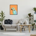 thumbnail image 5 of Stupell Industries Tropical Macaw Parrot Portrait Bold Rainforest Bird Graphic Art Black Framed Art Print Wall Art, Design by Patricia Pinto, 5 of 5