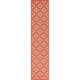 thumbnail image 3 of Unique Loom Outdoor Trellis Collection Area Rug - Tiles (2' 7" x 12' Runner Rust Red/Ivory), 3 of 8