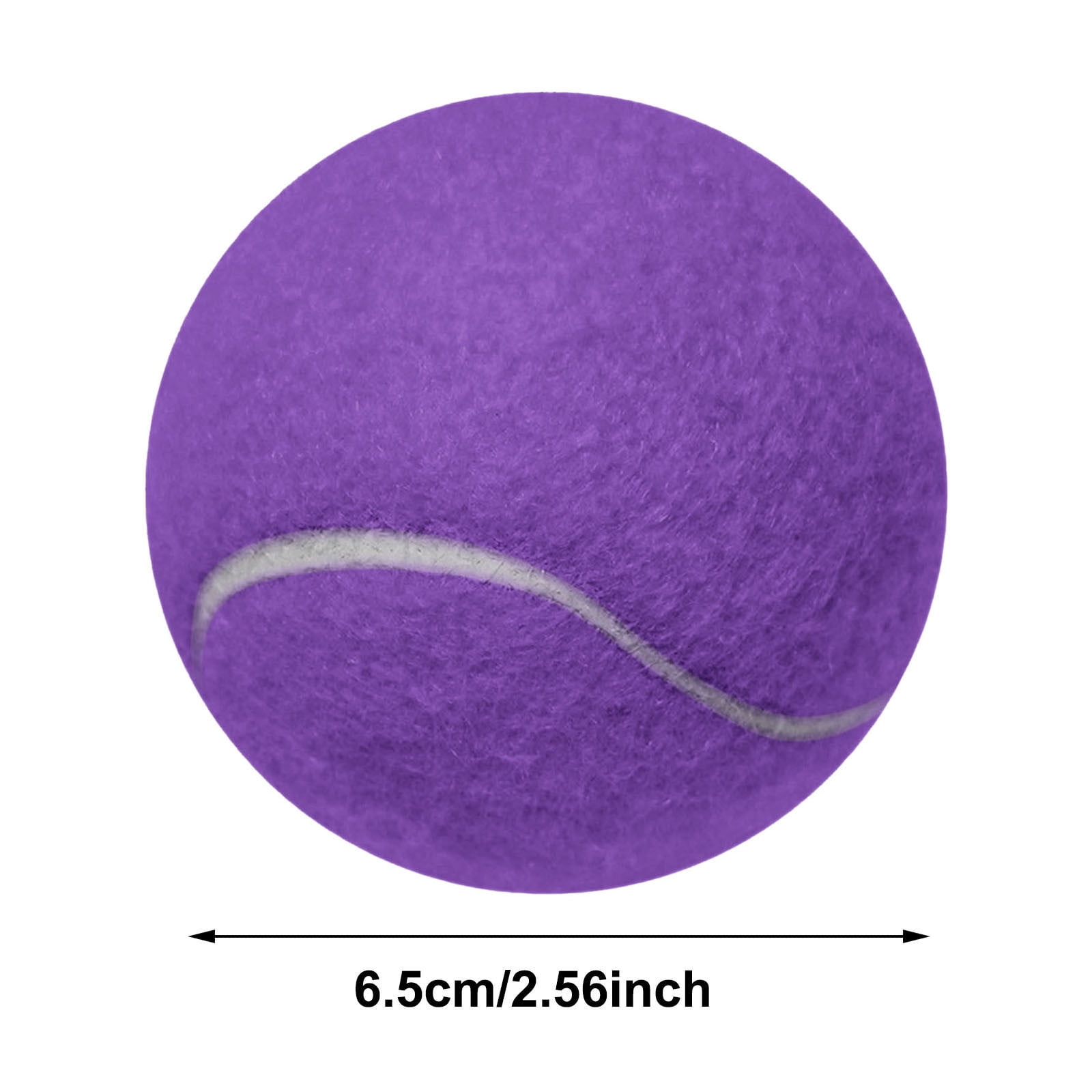 6 Pack Tennis Balls for Training and Practice High Elasticity Tennis Balls for Beginners and Dogs with Mesh Carry Bag for Pet Dog Fetch Training and Beginner Tennis Lessons