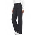 thumbnail image 3 of Sundazz Women's Stretchy Wide Leg Jeans Elastic Waist Knit Denim Pants with Seamed Front, 3 of 7