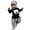 Black, variant on Xudanell Suits for Boys Cartoon Koala TShirt Toddler Tops Boys Striped Pants Set Workout Clothes Black 24 Months