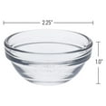 thumbnail image 2 of Cooking Baking Supplies Mini Glass Pinch Bowl Ramekin Kitchen Essential, 12pc, 2 of 9